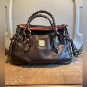 Dooney & Bourke Florentine Stanwich satchel dark brown